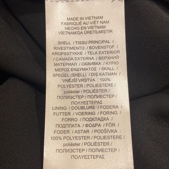 Lauren Ralph Lauren NWOT Multicolor Flutter Sleeves Handkerchief Hem Dress 2P - Picture 8 of 8